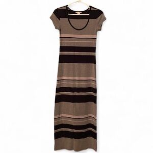 Sauci Striped Stretch Maxi Dress